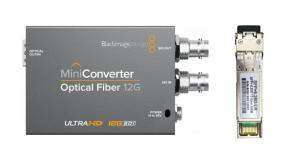 Blackmagic Mini Converter Optical Fiber 12G + SFP 6G Kit