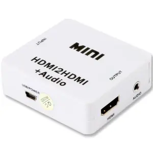 Rozdzielacz Obrazu I Dźwięku Z Hdmi Na Hdmi + Jack 3,5Mm