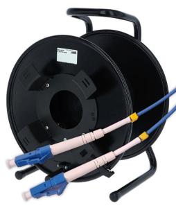 Światłowód Militarny LC-LC Kevlar SM 4-Włóknowy 300m, Bęben