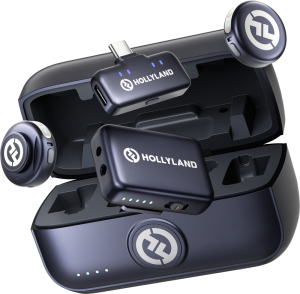 Hollyland Lark M3 Combo 2TX&2RX with USB-C and Camera RX and 2 x Wireless Microphone