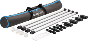 Nanlite Pavotube II 30C LED RGBWW Tube Light 4 Light Kit